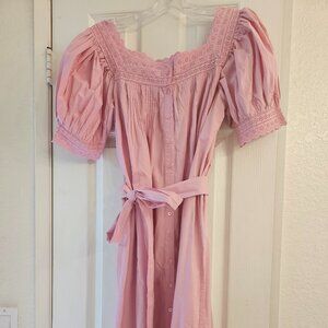 Doen Pink Short Sleeve Dress